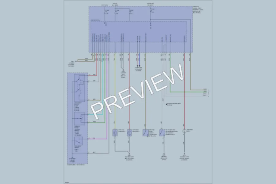 2011 Honda AccordCrosstour Headlights wiring diagram preview