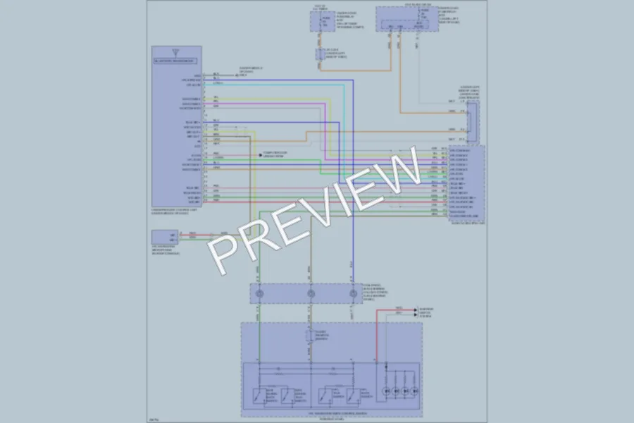 2011 Honda CRV Navigation wiring diagram preview