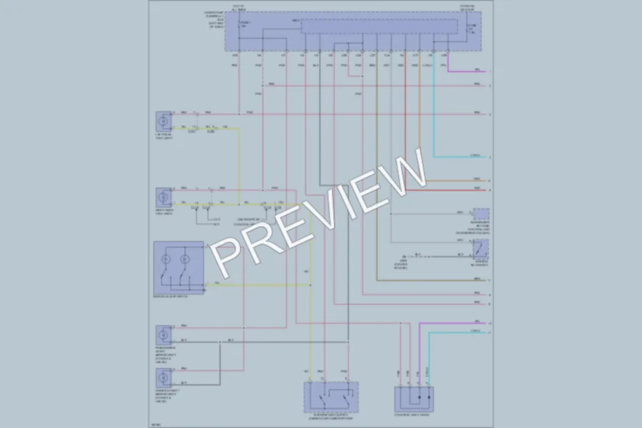 2011 Honda CRZ Interior Lights wiring diagram preview
