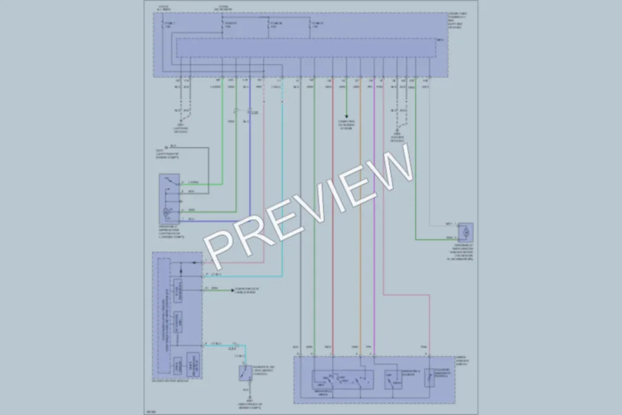 2011 Honda CRZ Wiper Washer wiring diagram preview