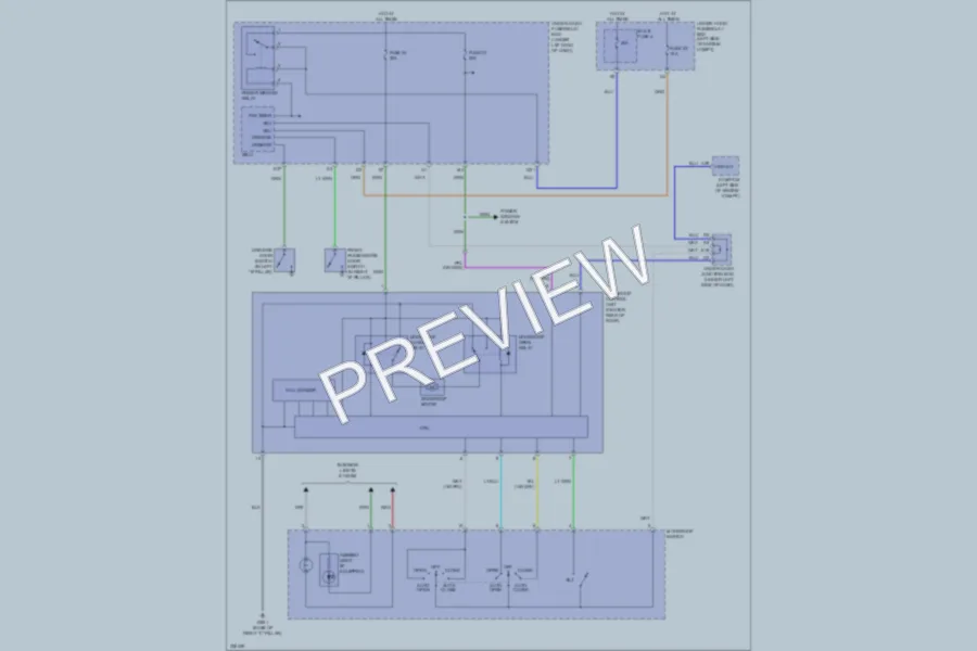 2011 Honda Civic Power Top Sunroof wiring diagram preview