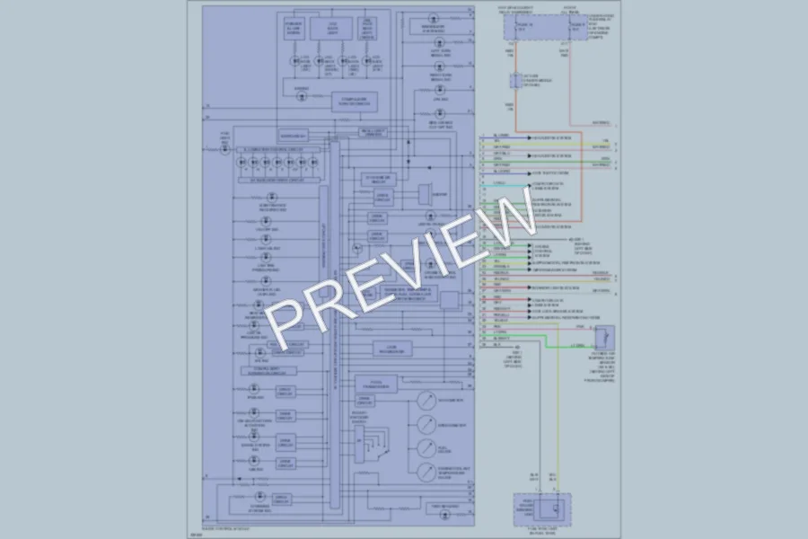2011 Honda Element Instrument Cluster wiring diagram preview