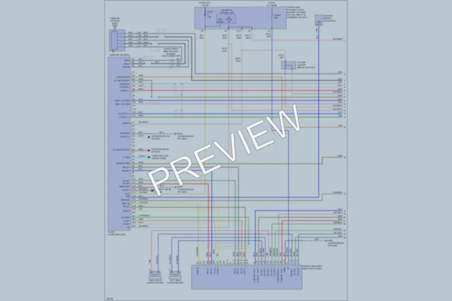 2011 Honda Element Navigation wiring diagram preview