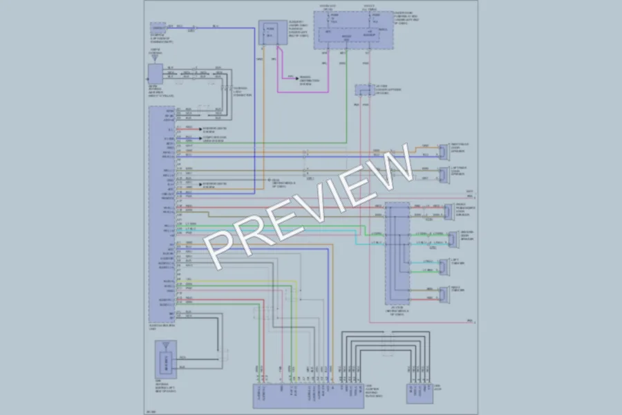 2011 Honda Fit Navigation wiring diagram preview