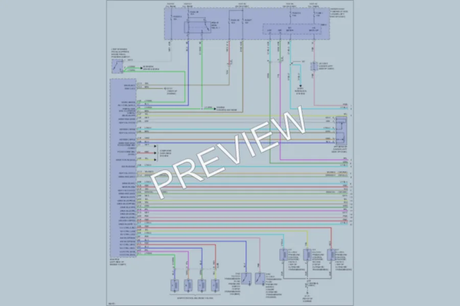 2011 Honda Fit Transmission wiring diagram preview