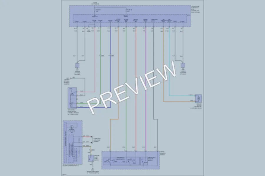 2011 Honda Fit Wiper Washer wiring diagram preview