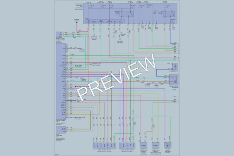 2011 Honda Insight Air Conditioning wiring diagram preview