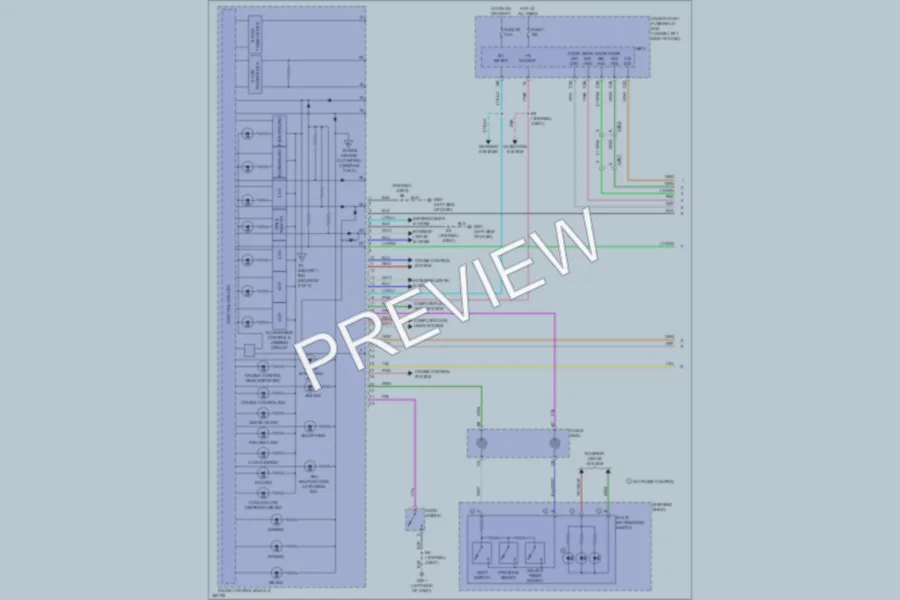 2011 Honda Insight Instrument Cluster wiring diagram preview