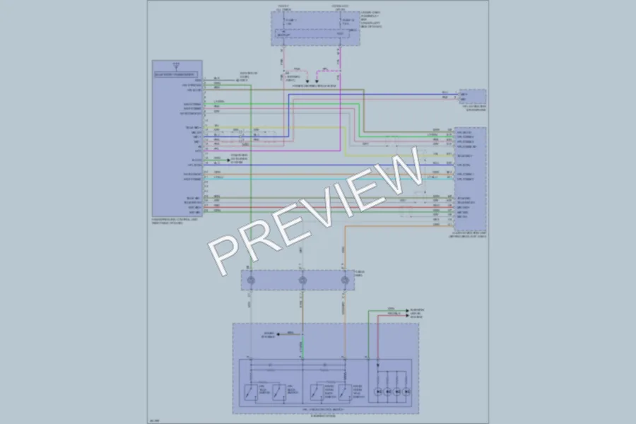 2011 Honda Insight Navigation wiring diagram preview