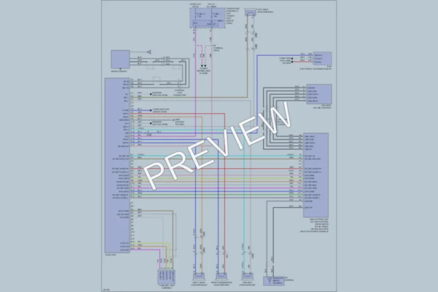 2011 Honda Insight Radio wiring diagram preview