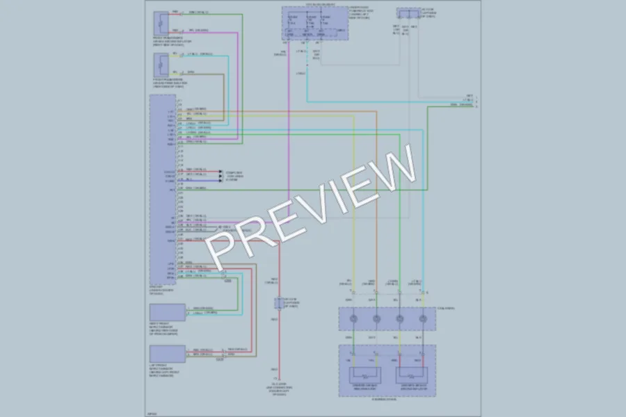 2011 Honda Insight Supplemental Restraints wiring diagram preview