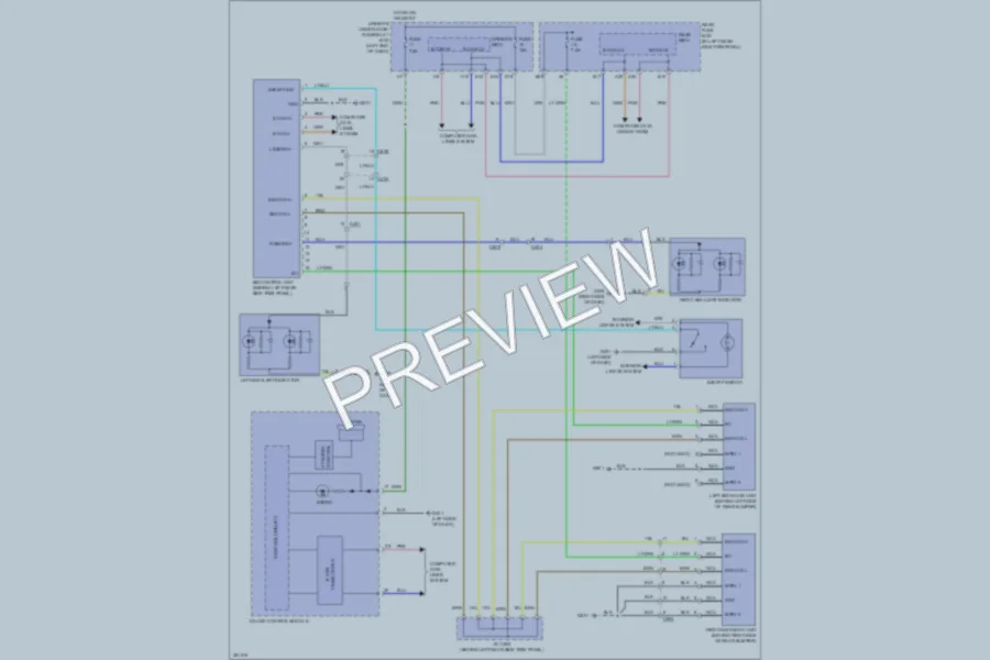 2011 Honda Odyssey Navigation wiring diagram preview