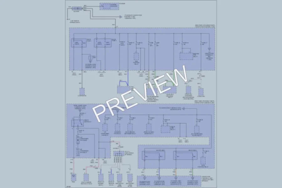2011 Honda Pilot Power Distribution wiring diagram preview