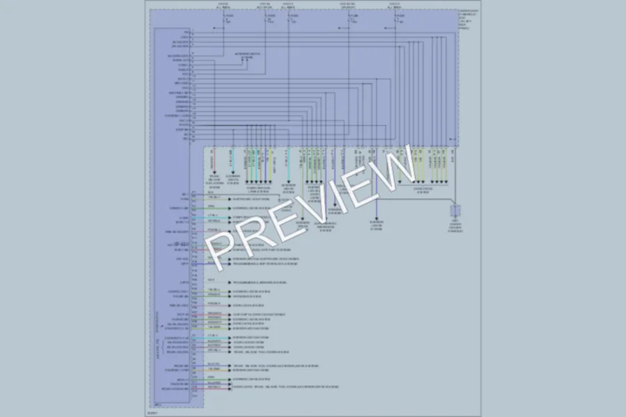 2011 Honda Ridgeline Body Control Modules wiring diagram preview