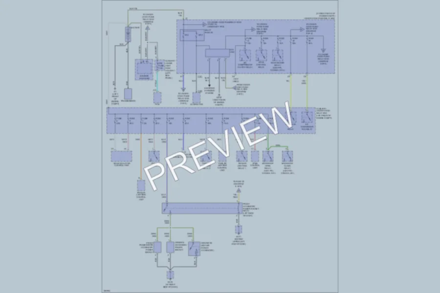 2011 Honda Ridgeline Power Distribution wiring diagram preview