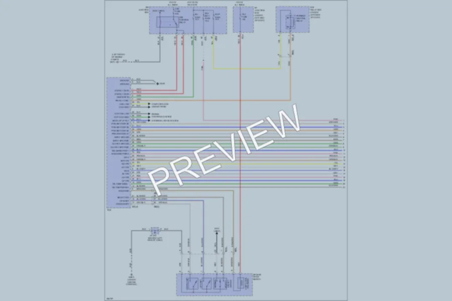 2011 Hyundai Azera Transmission wiring diagram preview