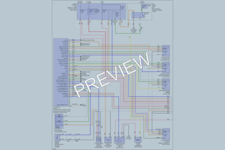 2011 Hyundai Elantra Air Conditioning wiring diagram preview