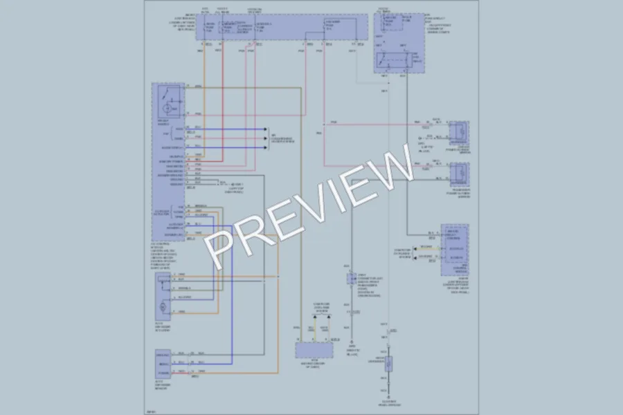 2011 Hyundai Elantra Defoggers wiring diagram preview
