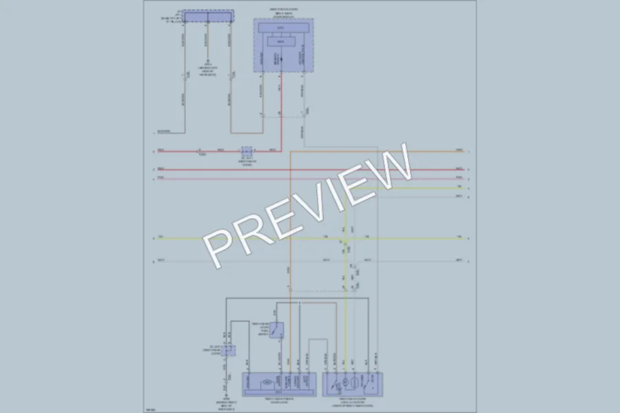 2011 Hyundai Equus Anti Theft wiring diagram preview