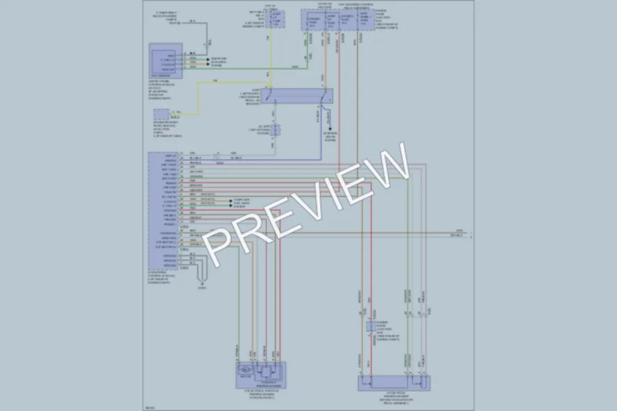 2011 Hyundai Equus Cruise Control wiring diagram preview