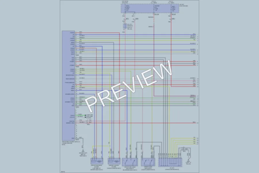 2011 Hyundai Equus Memory Systems wiring diagram preview