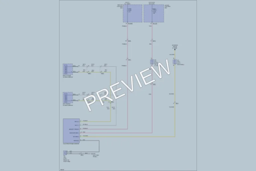 2011 Hyundai Equus Power Mirrors wiring diagram preview