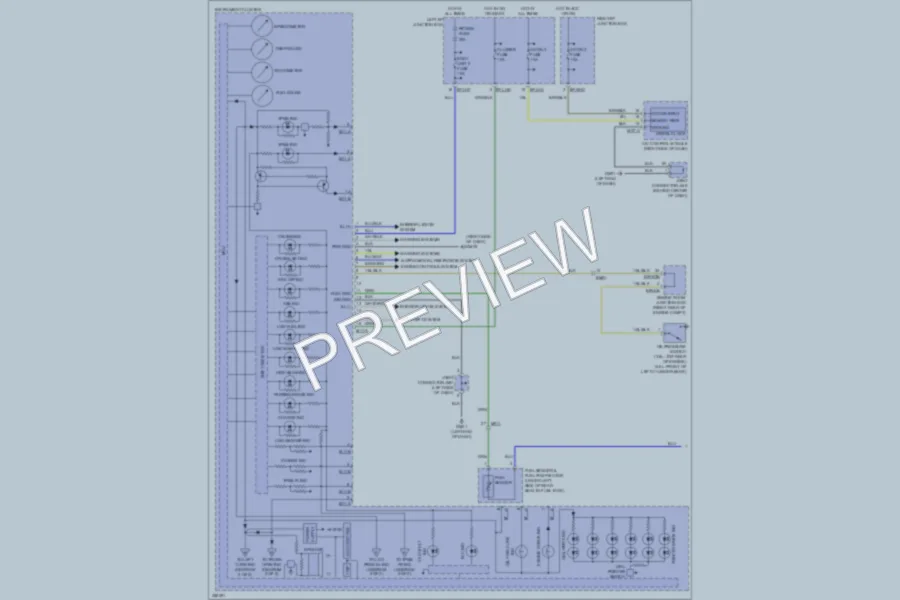 2011 Hyundai Genesis Instrument Cluster wiring diagram preview