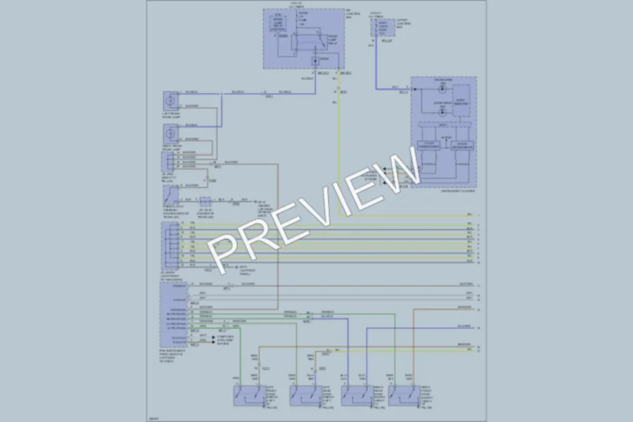 2011 Hyundai Genesis Interior Lights wiring diagram preview