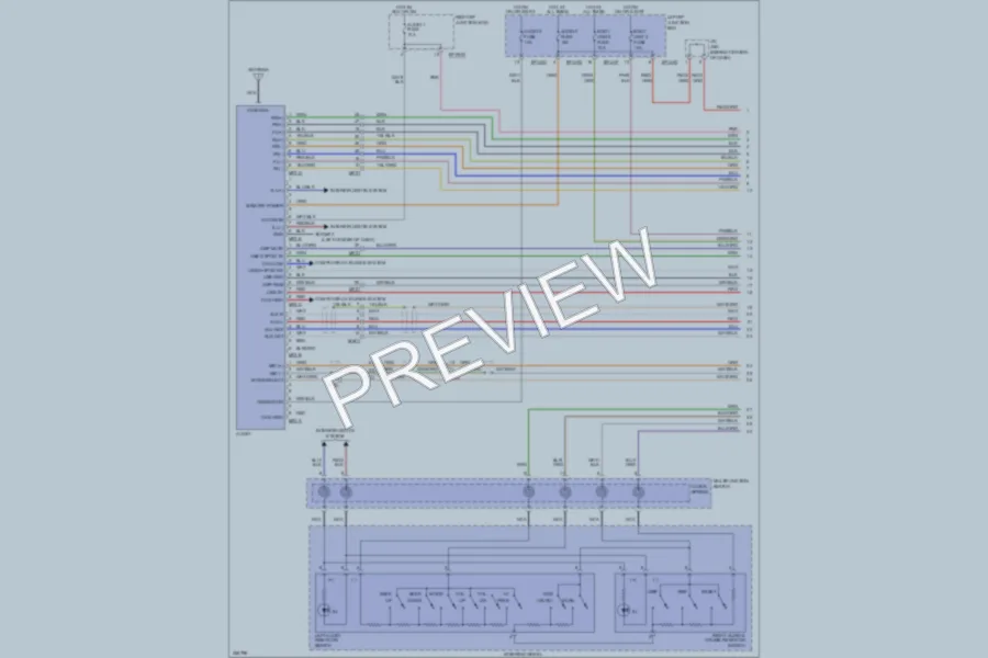 2011 Hyundai Genesis Radio wiring diagram preview