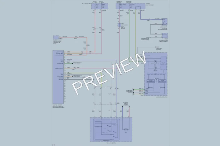 2011 Hyundai Genesis Shift Interlock wiring diagram preview