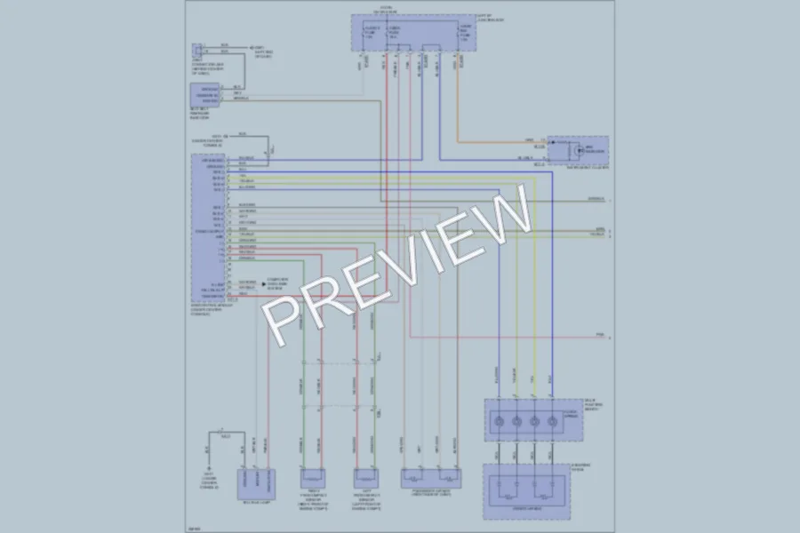 2011 Hyundai Genesis Supplemental Restraints wiring diagram preview