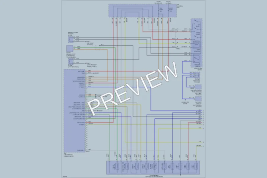 2011 Hyundai Genesis Transmission wiring diagram preview