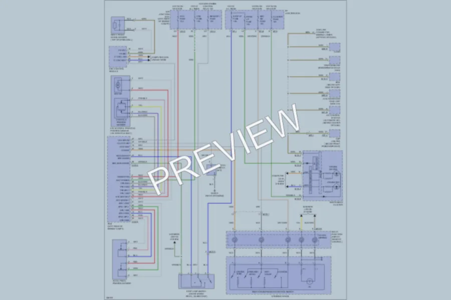 2011 Hyundai SantaFe Cruise Control wiring diagram preview