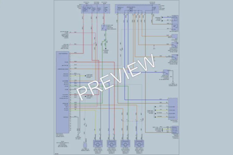 2011 Hyundai Sonata Anti Lock Brakes wiring diagram preview