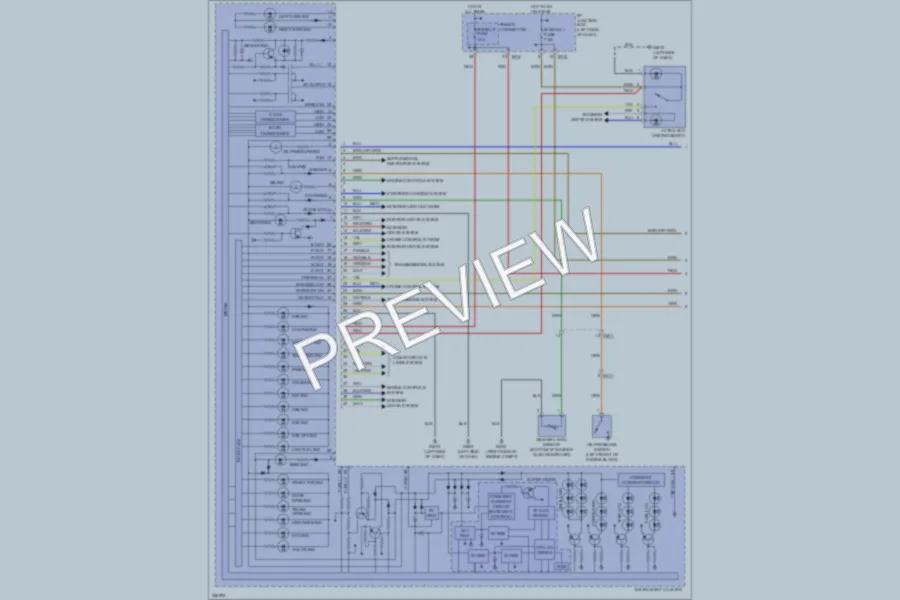 2011 Hyundai Sonata Instrument Cluster wiring diagram preview