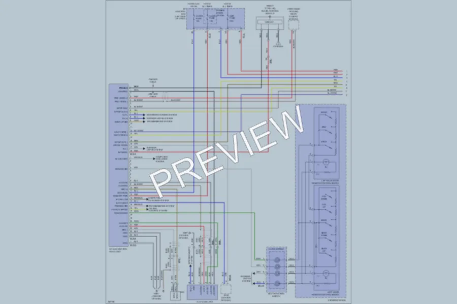 2011 Hyundai Sonata Navigation wiring diagram preview