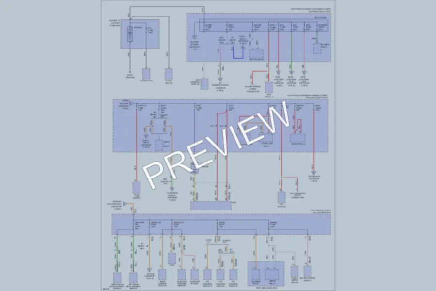 2011 Hyundai Sonata Power Distribution wiring diagram preview