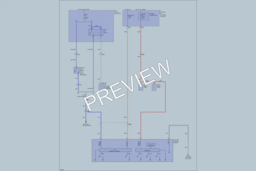 2011 Hyundai Sonata Power Mirrors wiring diagram preview