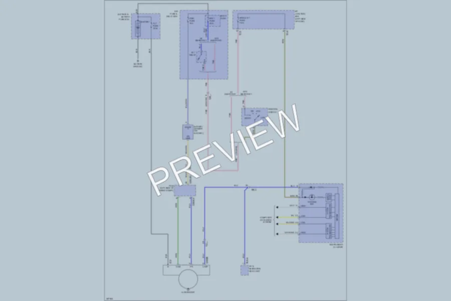 2011 Hyundai Sonata Starting Charging wiring diagram preview
