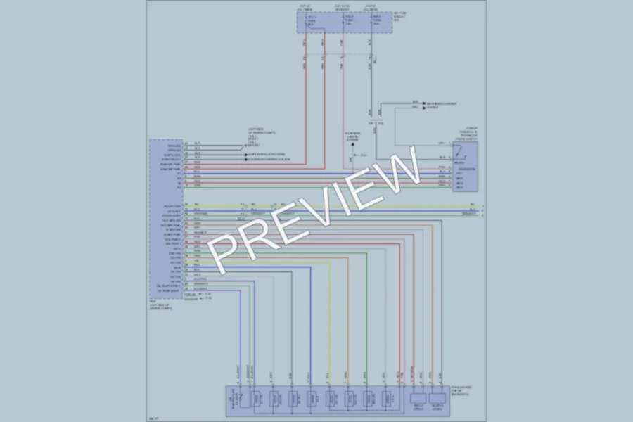 2011 Hyundai Sonata Transmission wiring diagram preview