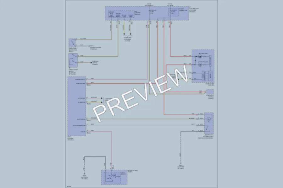 2011 Hyundai Sonata Warning Systems wiring diagram preview