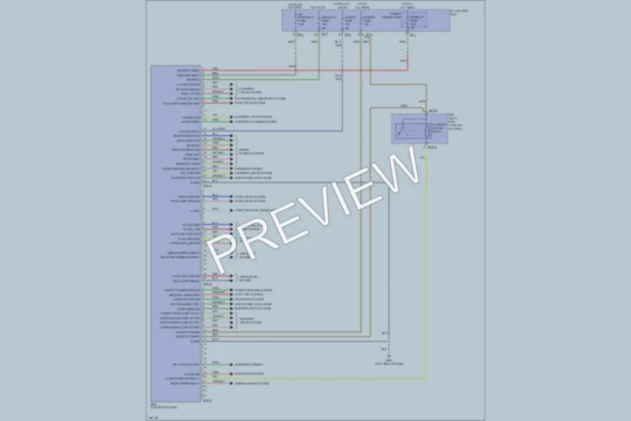 2011 Hyundai Tucson Body Control Modules wiring diagram preview