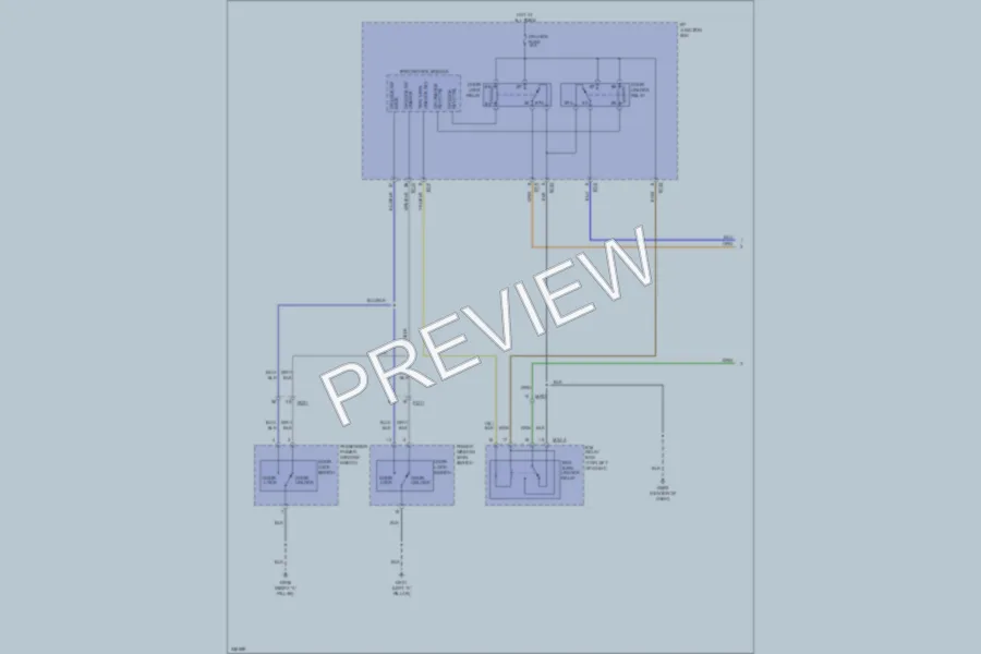2011 Hyundai Tucson Power Door Locks wiring diagram preview