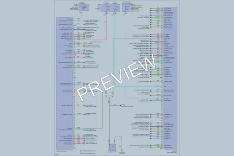 2011 Infiniti EX35 Body Control Modules wiring diagram preview