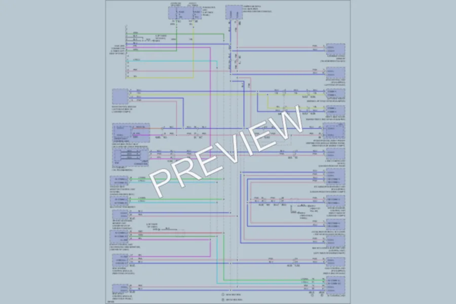2011 Infiniti EX35 Computer Data Lines wiring diagram preview
