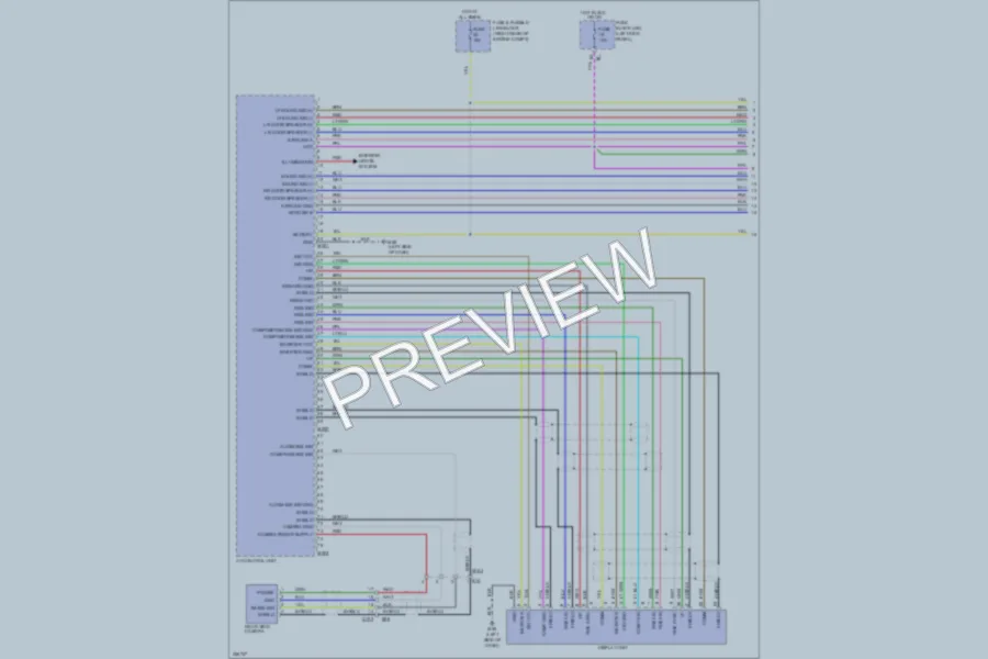 2011 Infiniti EX35 Radio wiring diagram preview