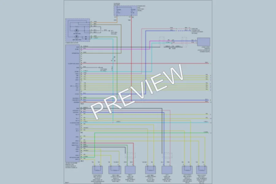 2011 Infiniti EX35 Supplemental Restraints wiring diagram preview