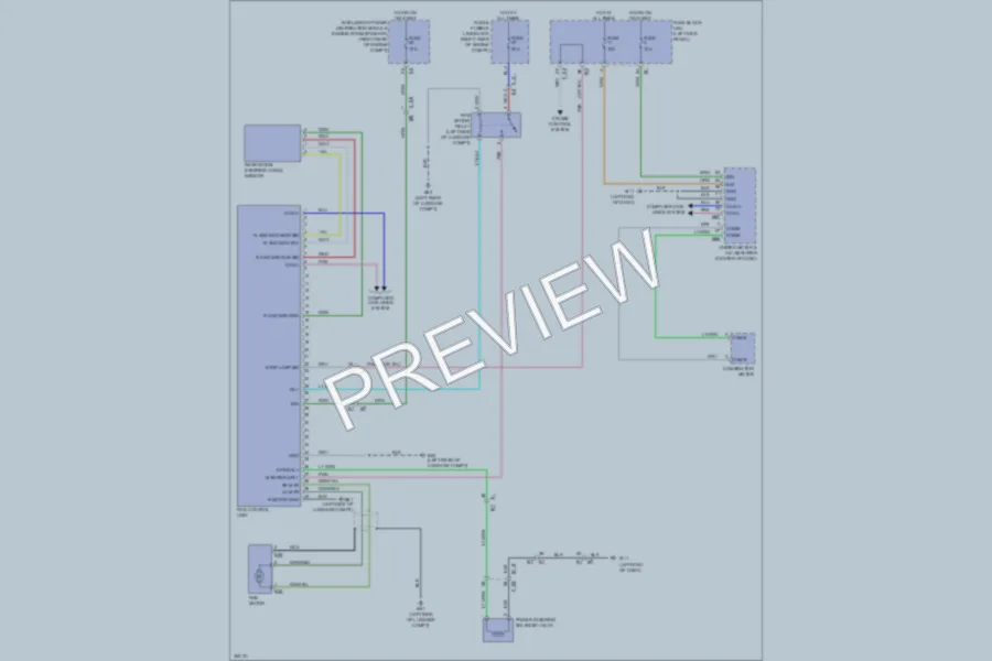 2011 Infiniti FX35 Electronic Power Steering wiring diagram preview