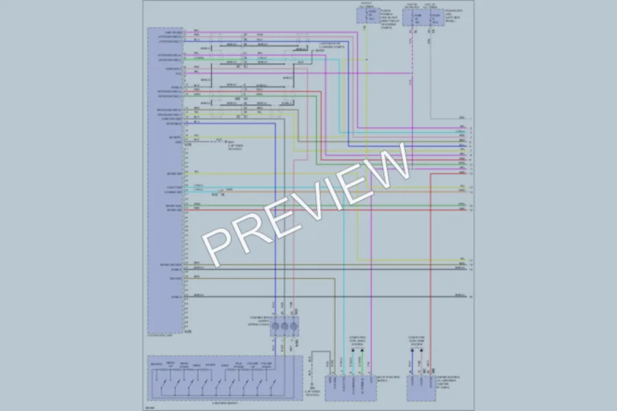 2011 Infiniti FX35 Radio wiring diagram preview
