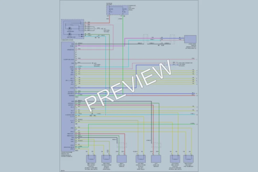 2011 Infiniti FX35 Supplemental Restraints wiring diagram preview